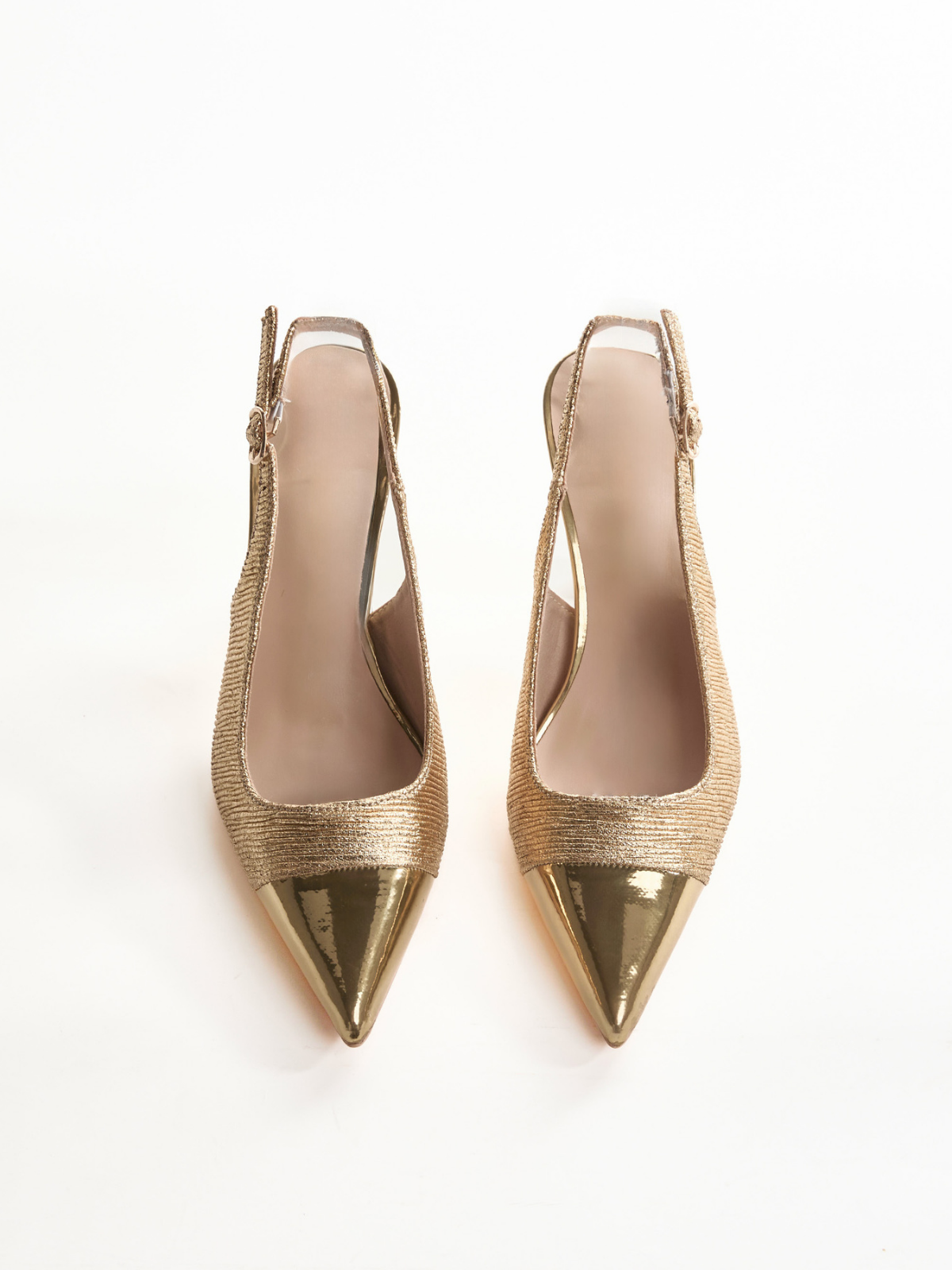 Loften Lustre Gold Heels